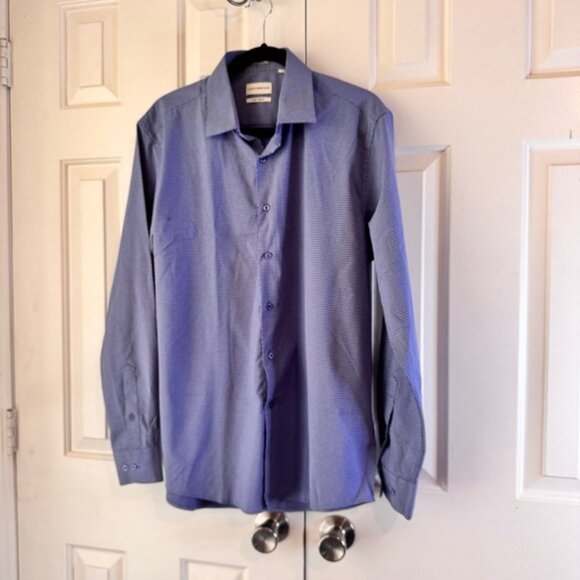 Lucky Brand Men's Blue Button-Down Shirt Size Large - Picture 1 of 8